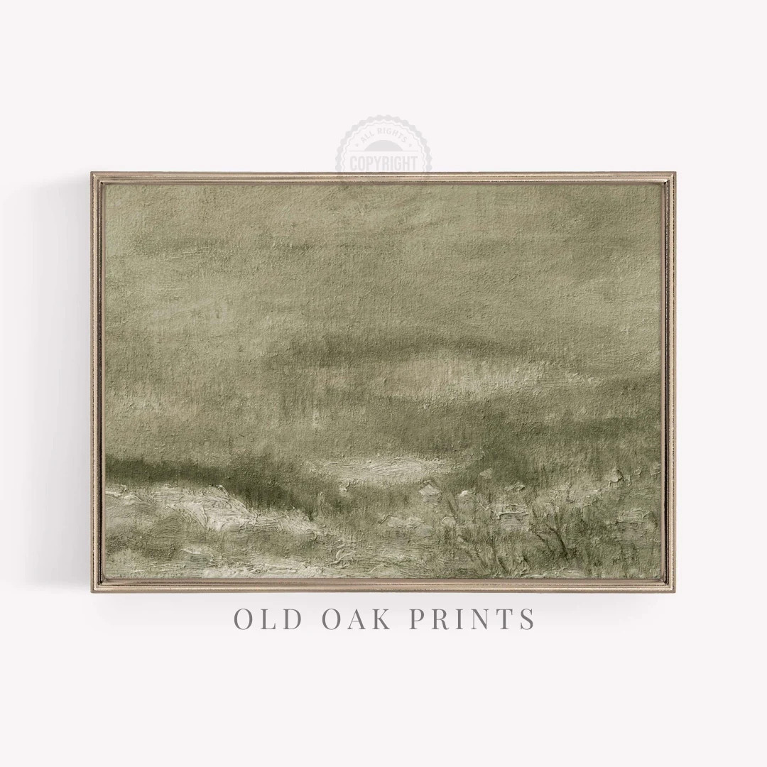 Muted Green Abstract Wall Art Lime Wash Painting Print Modern Farmhouse Wall Art PRINTABLE Digita... | Etsy (US)