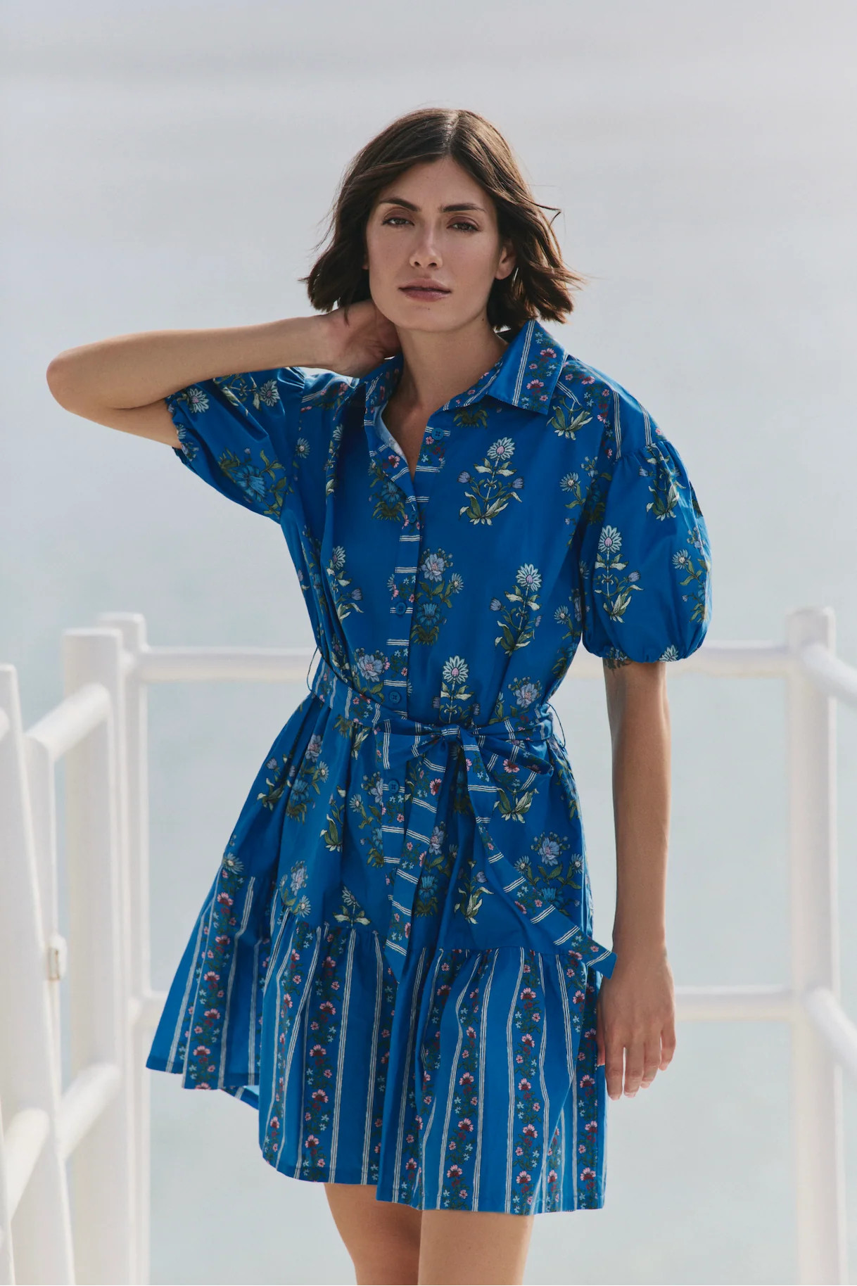 Becky Mini Dress in Party on the Prairie | Hermoza