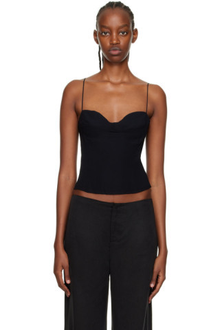 Black Liza Tank Top | SSENSE