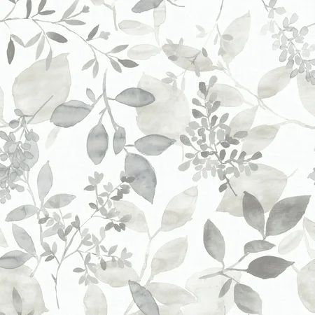 NuWallpaper Grey Breezy Peel & Stick Wallpaper | Walmart (US)
