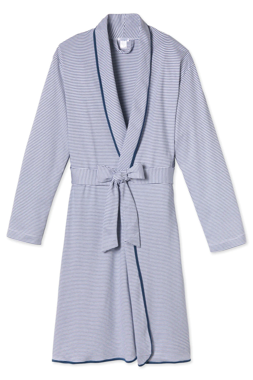 Pima Robe in Classic Navy | Lake Pajamas