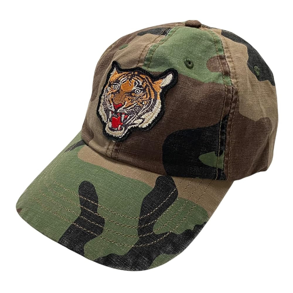 Polo Ralph Lauren Mens Teddy Bear Adjustable Ball Cap Hat (Camo/Tiger) | Amazon (US)