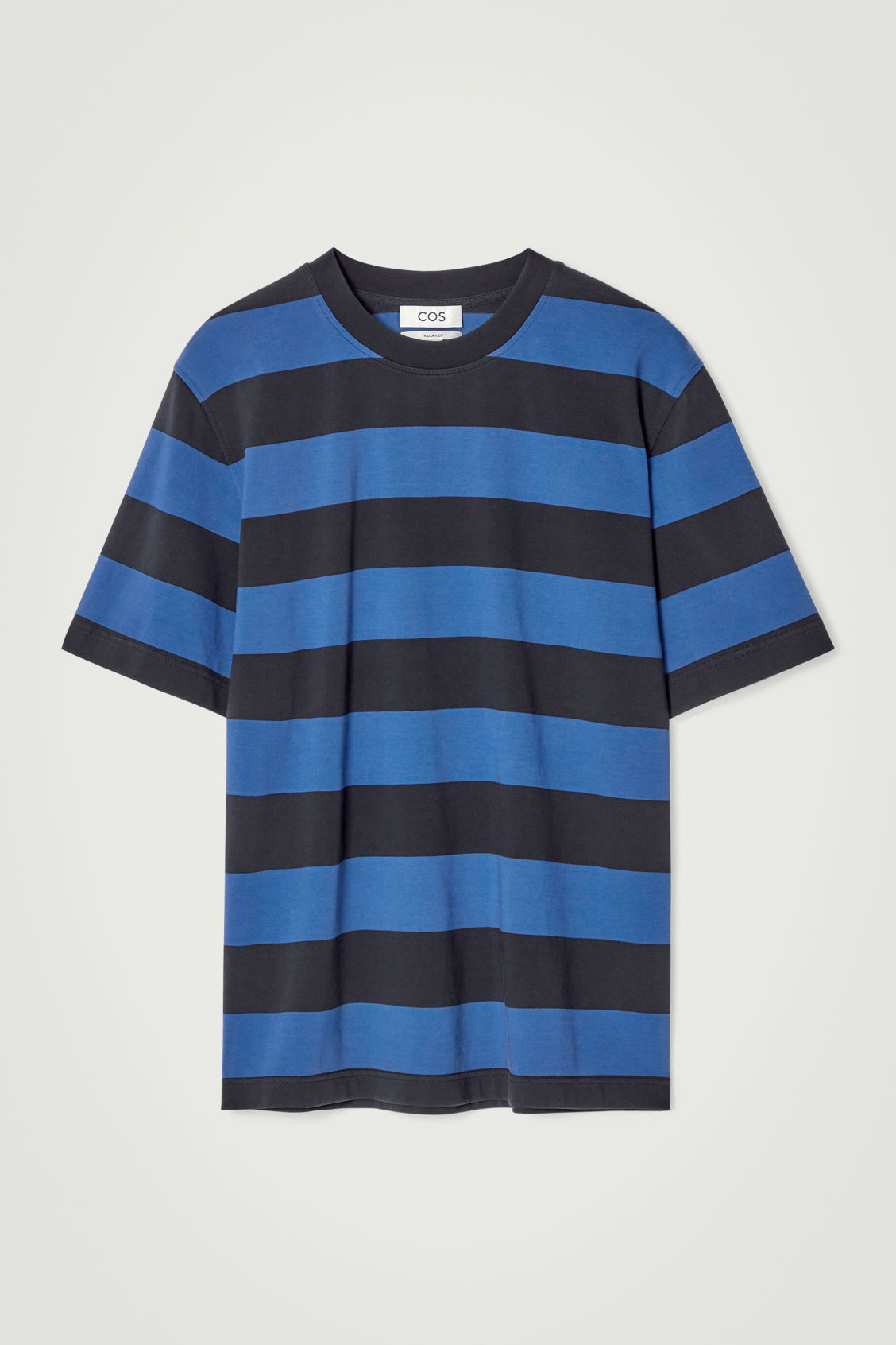 RELAXED STRIPED COTTON T-SHIRT | COS (US)