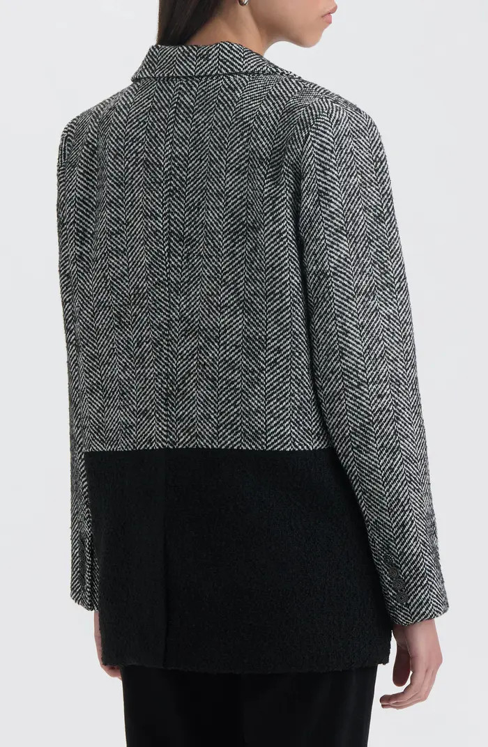 Tweed Colorblock Blazer | Nordstrom Rack