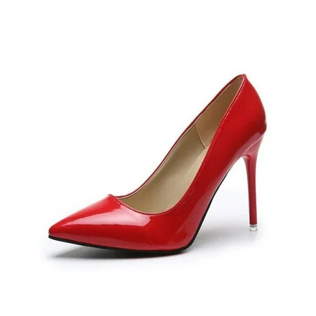 Zodanni Women Comfort High Heel Stiletto Heels Womens Casual Anti-Slip Pointed Toe Pumps Dress Shoes | Walmart (US)