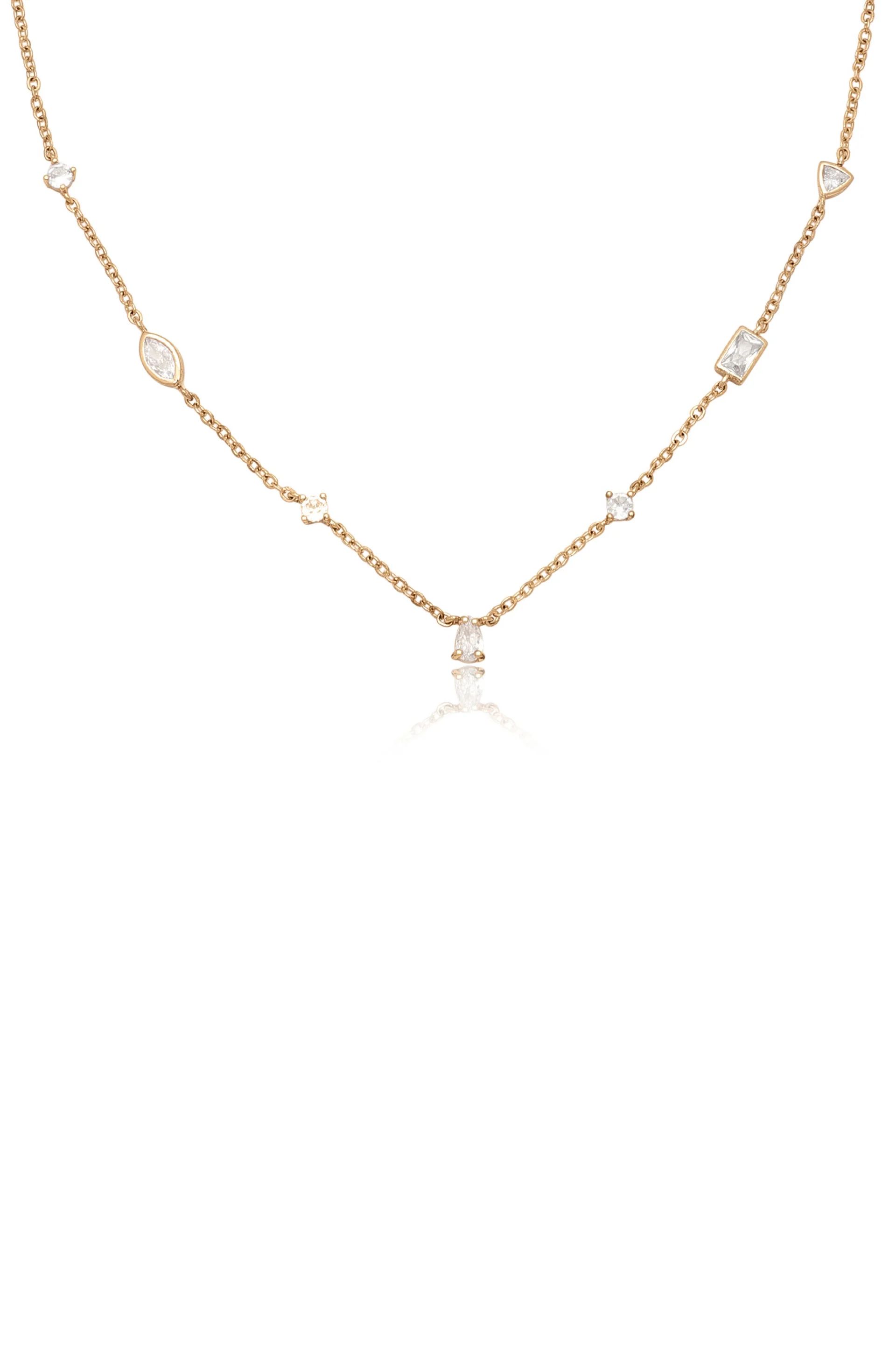 Shapely Crystals Necklace | Ettika