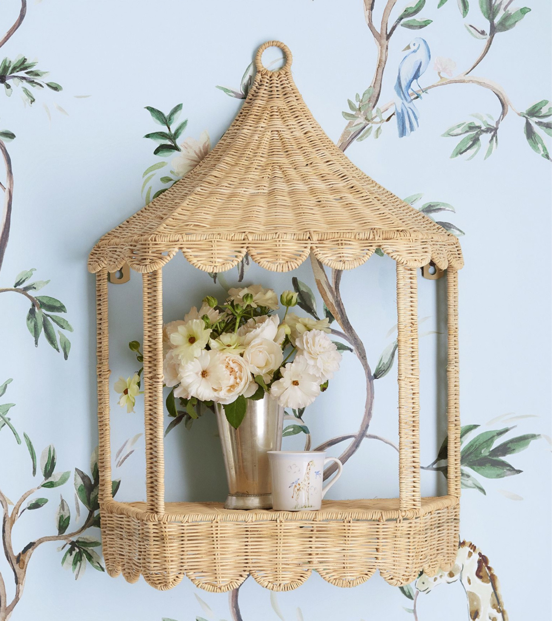 Cute wicker grandmillenial chinoiserie rattan wall shelf 


#LTKHome #LTKGiftGuide #LTKSaleAlert