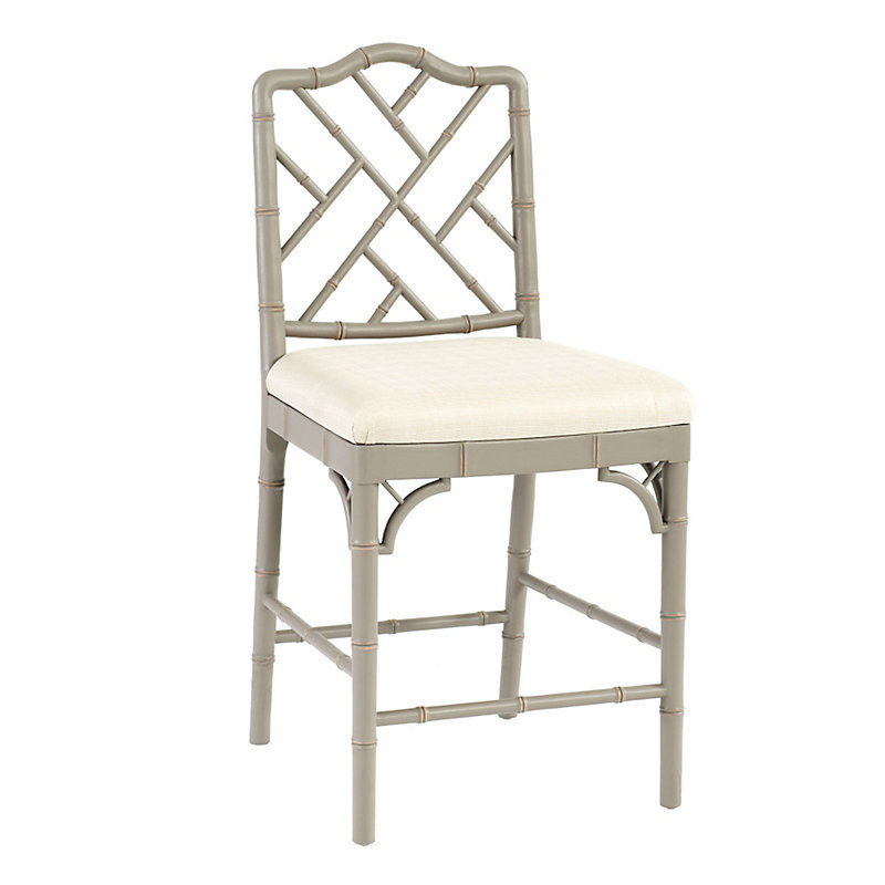 Dayna Stools - Warm Gray/Linen, Barstool 31"H - Ballard Designs | Ballard Designs, Inc.