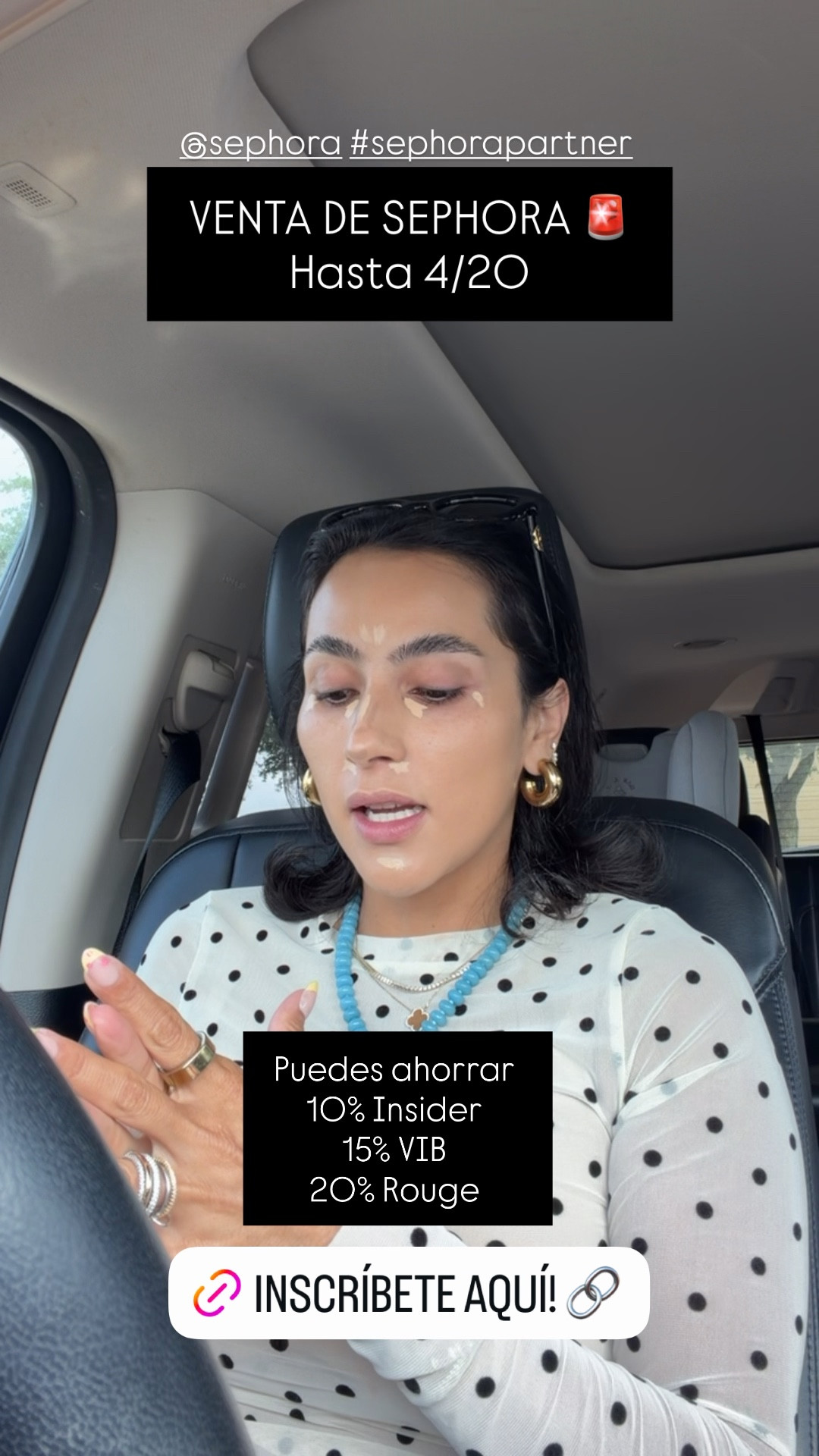 Código: SPRINGSALE 🚨 ¡Nuestra oferta favorita está de regreso! Eso significa que estamos comprando nuestros favoritos y probando nuevos productos que teníamos en la mira.
Los miembros de Beauty Insider ahorran: Insider 10%, VIB 15% o Rouge 20%, y pueden aprovechar la entrega el mismo día o comprar en línea y recoger en tienda, ¡y muchos otros beneficios! Si aún no eres miembro, ¿qué estás esperando? @sephora #sephora #sephorapartner


#LTKSaleAlert #LTKBeauty