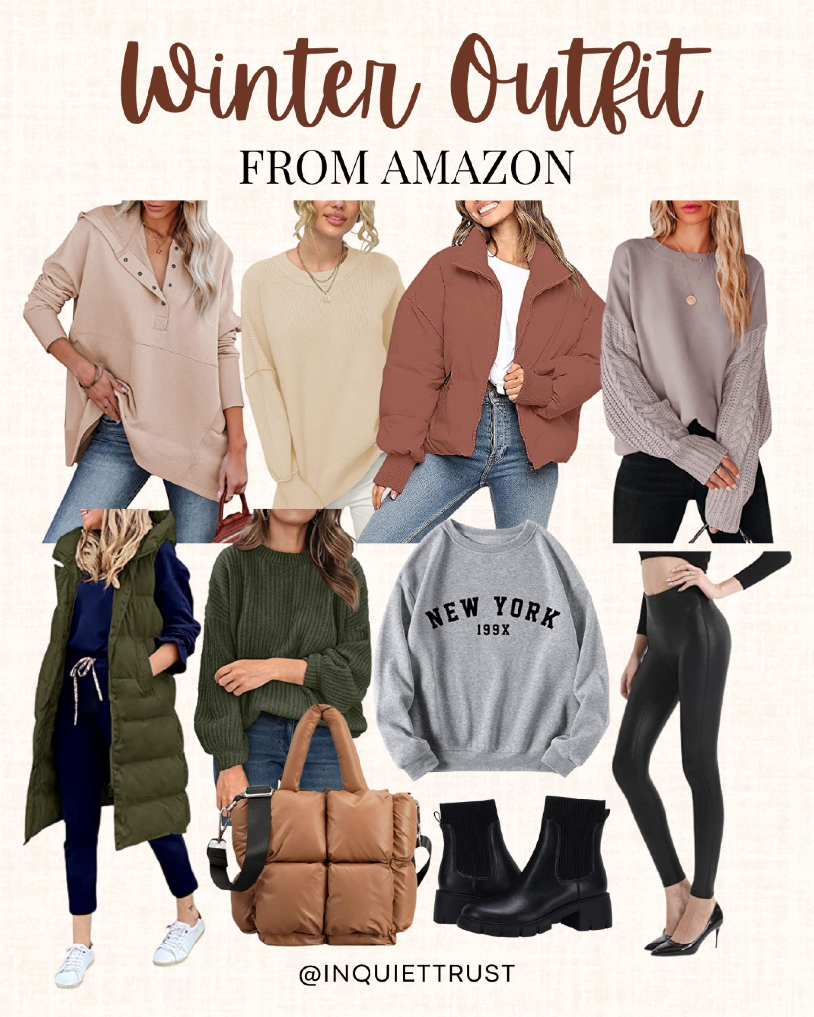 Cozy outfits for the cold season!

#winteroutfitinspo #amazonfinds #fashionfinds #casualstyle

#LTKstyletip #LTKSeasonal #LTKFind