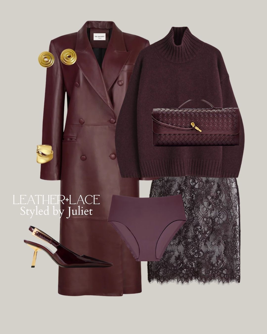 How to wear leather+lace (leather trench)

#LTKSeasonal #LTKNYFW