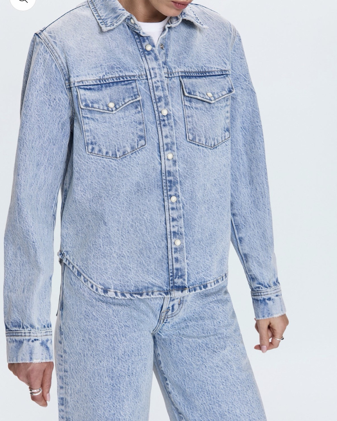 THEA SHRUNKEN DENIM SHACKET - MODENA VINTAGE

#LTKPetite #LTKmomlife #LTKMidsize