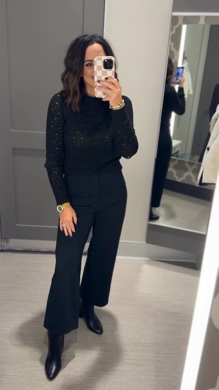 Guys if you’re looking for a chic yet easy holiday party look, this one is IT!! Super cute long sleeve lace sweater styled with a pair of high rise cropped pants combo ✨

Holiday look, monochrome outfit, neutral style, Target style, VintagePickin



#LTKSeasonal #LTKHoliday #LTKootd