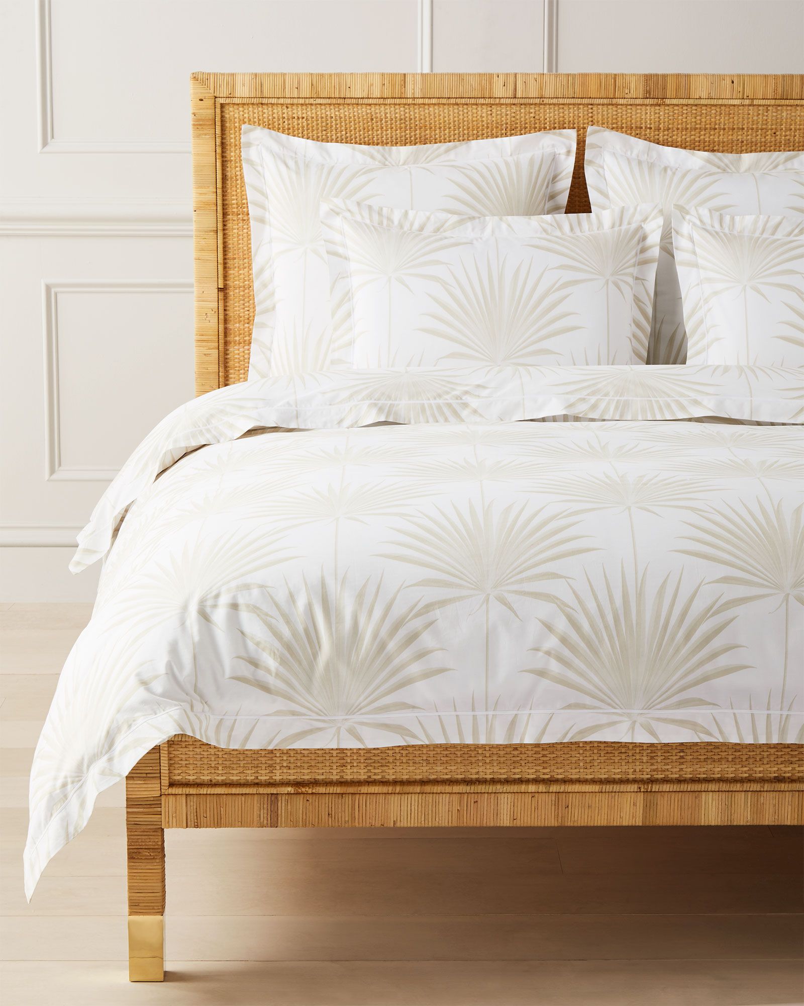 Island Palm Duvet Cover | Serena and Lily