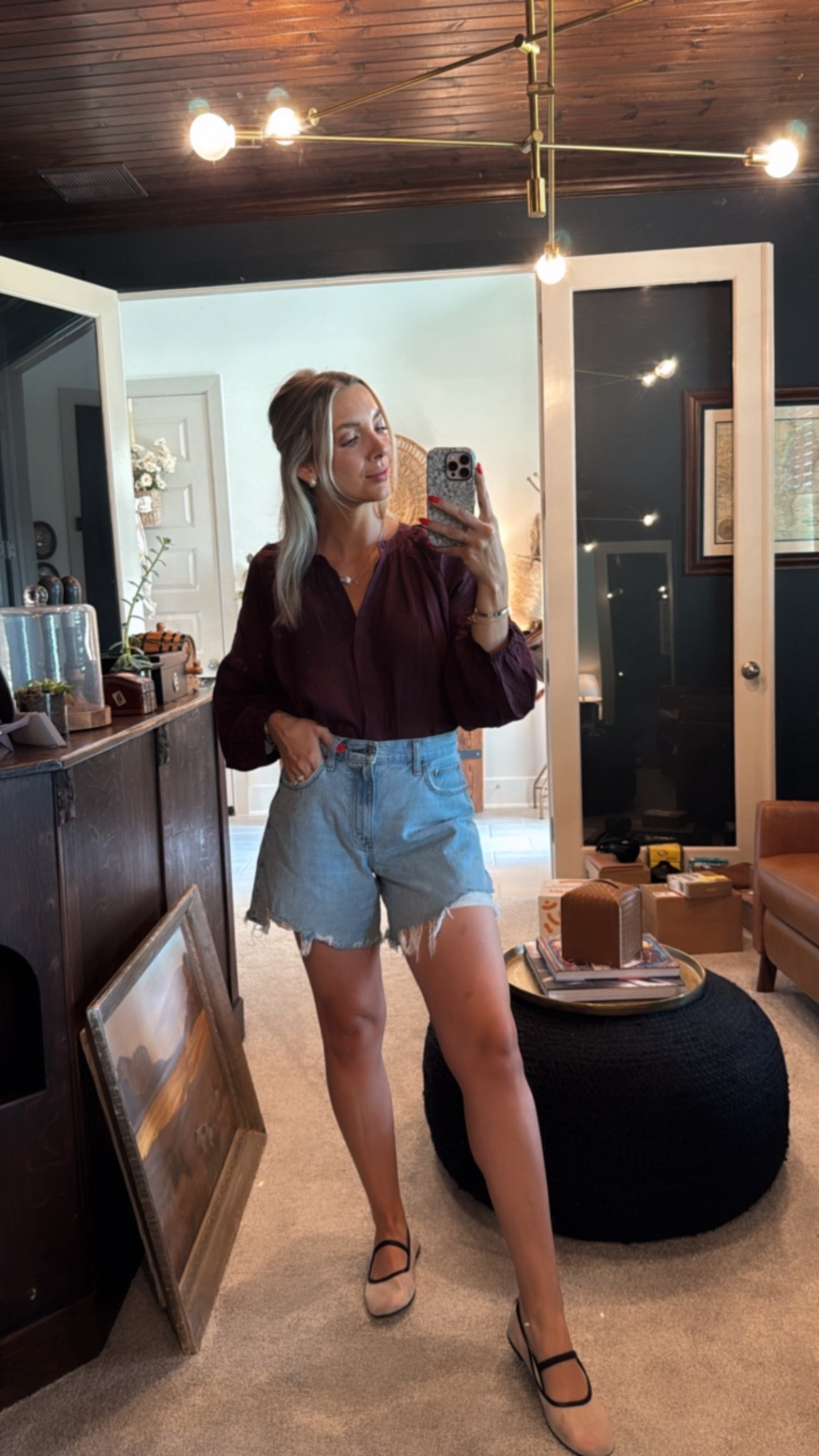 M in shirt, 28 in shorts, shoes TTS LTKxMadewell