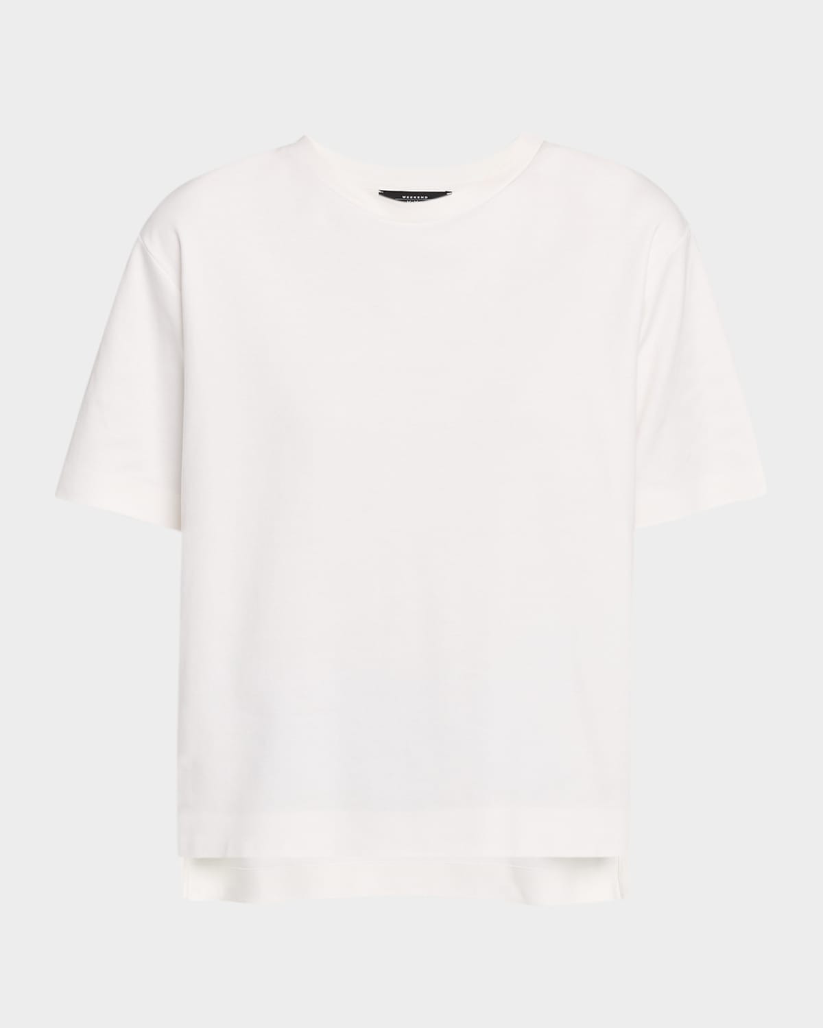 Short-Sleeve Crewneck Cotton Jersey Tee | Neiman Marcus