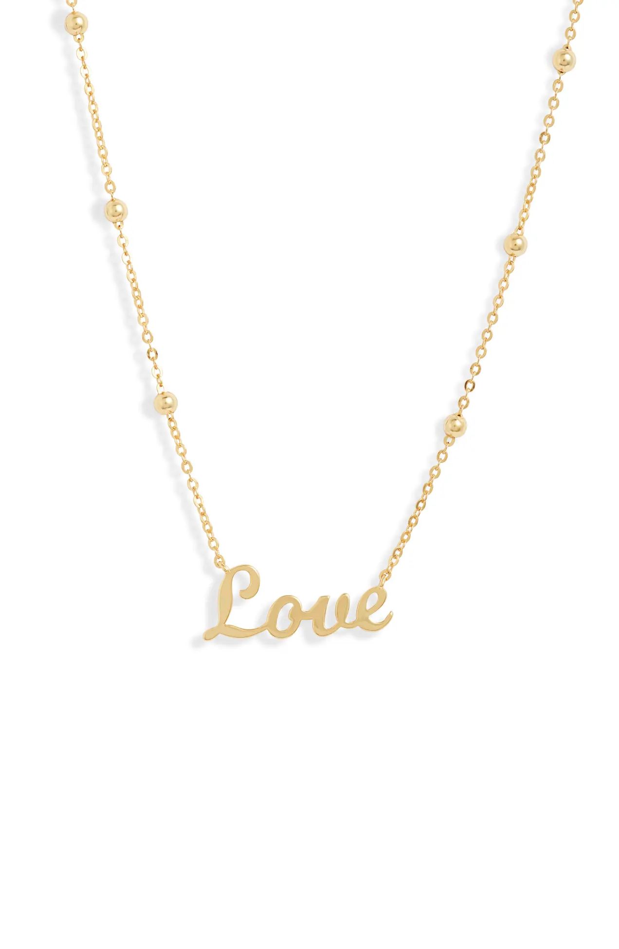 Love Pendant Necklace | Nordstrom Rack