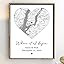 Where It All Began Personalized Heart Map Print, First Date Map, The Night We Met, Couple Gifts f... | Amazon (US)