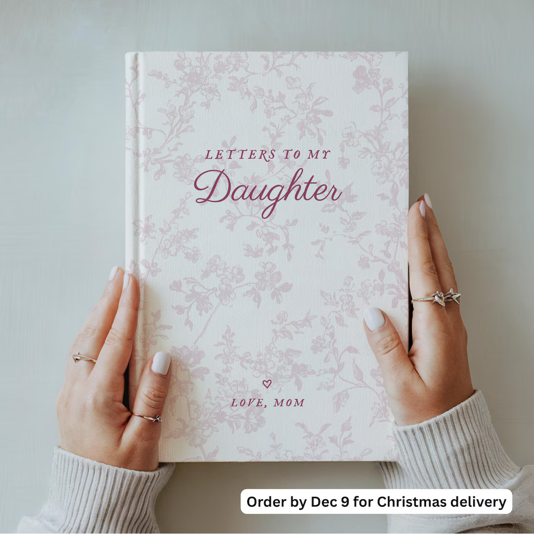 Letters to My Daughter Journal, Personalized Name Memory Book, Custom French Toile Keepsake Noteb... | Etsy (US)