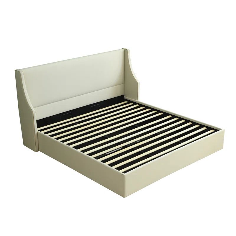 Bertolucci Hydraulic lift storage upholstered flat bed | Wayfair North America