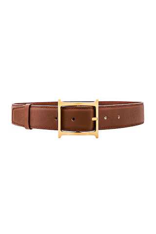 Helsa Logo Contrast Belt in Brown from Revolve.com | Revolve Clothing (Global)