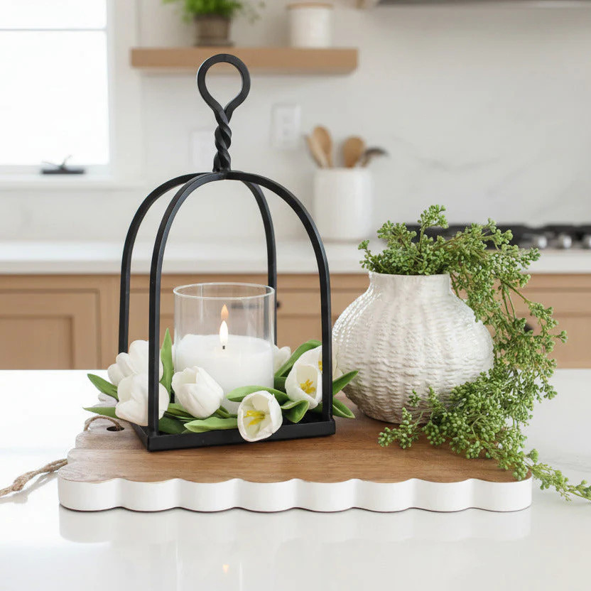 Mango Wood Scalloped Board | Interior Delights