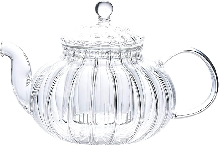NEW Glass Teapot with Infuser, Stovetop Safe Tea Kettle, Blooming and Loose Leaf Tea Maker IW-G01... | Amazon (US)