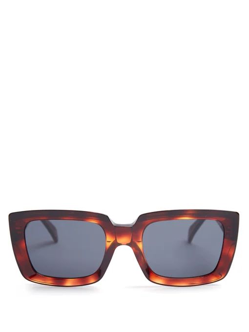 Kate rectangle-frame acetate sunglasses | Céline Eyewear | Matches (UK)