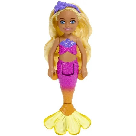 Barbie Dreamtopia Mermaid Chelsea Doll with Blond Wavy Hair and Ombre Tail, Mermaid Toys | Walmart (US)