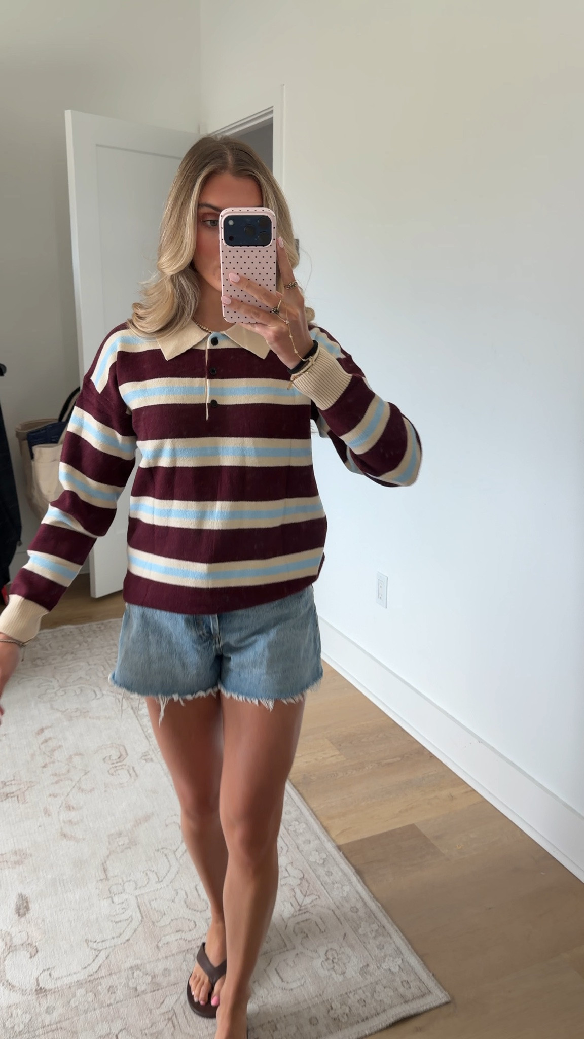 Amazon size small Tankaneo Sweaters for Women Striped Polo Sweater Casual Pullover Knit Tops
Button V Neck, Long Sleeve, Drop Shoulder, Color Block, Collared Sweaters, Soft, Cozy, Trendy, Fall Outfits, Winter Clothes

#LTKootd #LTKSeasonal #LTKSaleAlert