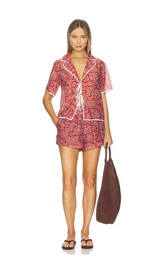 Arleen Set in Clay Print | Revolve Clothing (Global)