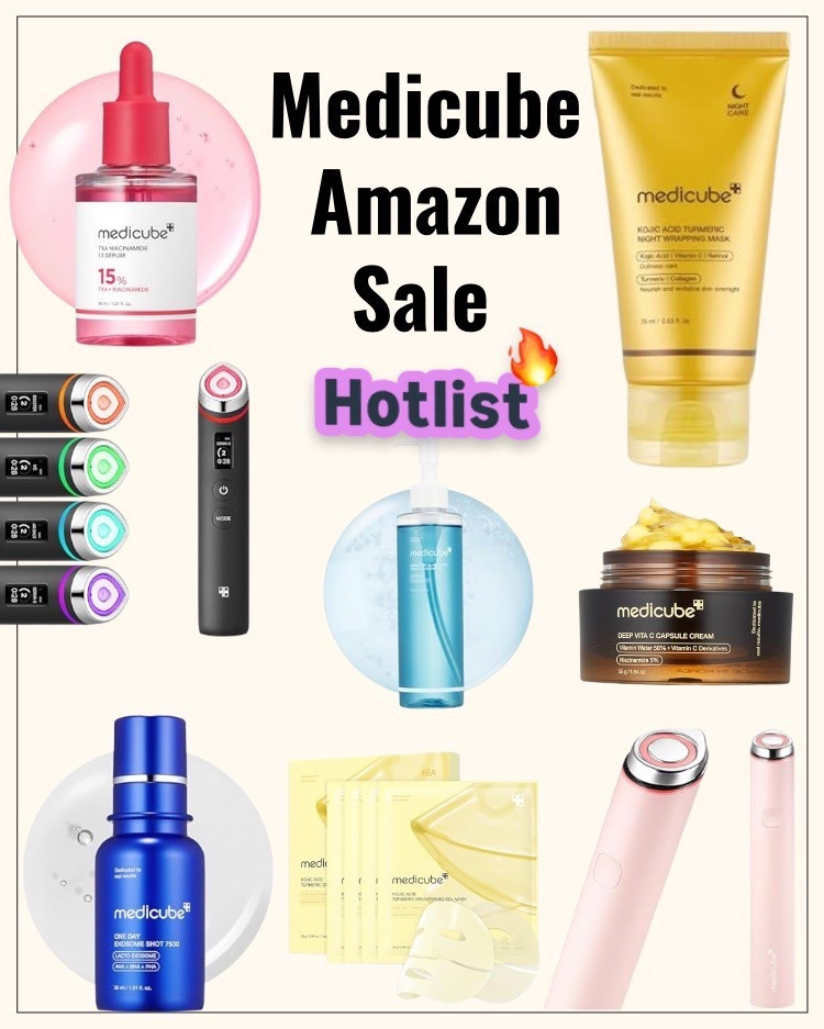 Glow Up with Medicube!
Snag your skincare must-haves during the Medicube Amazon Sale! From powerful serums to smart beauty devices, this hotlist has everything you need for radiant, youthful skin. Don’t miss out on these glow-boosting deals!

#Medicube #AmazonBeauty #SkincareSale #KBeauty #GlowUp #Niacinamide #SkinTech #HydrationGoals #BeautyDevices #KSkincare #SelfCareEssentials #AmazonFinds #SkincareAddict

#LTKSaleAlert #LTKFindsUnder50 #LTKBeauty