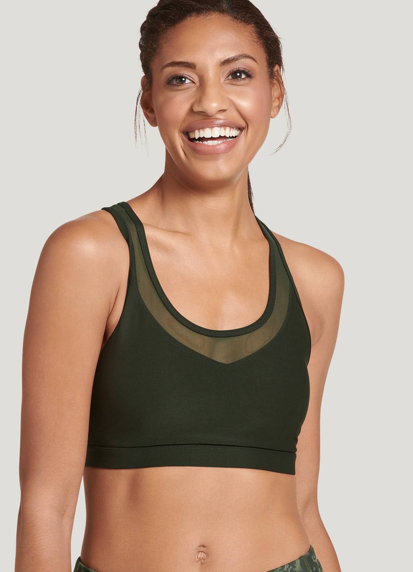 Jockey® Hold the Phone Medium Impact Sports Bra | Jockey