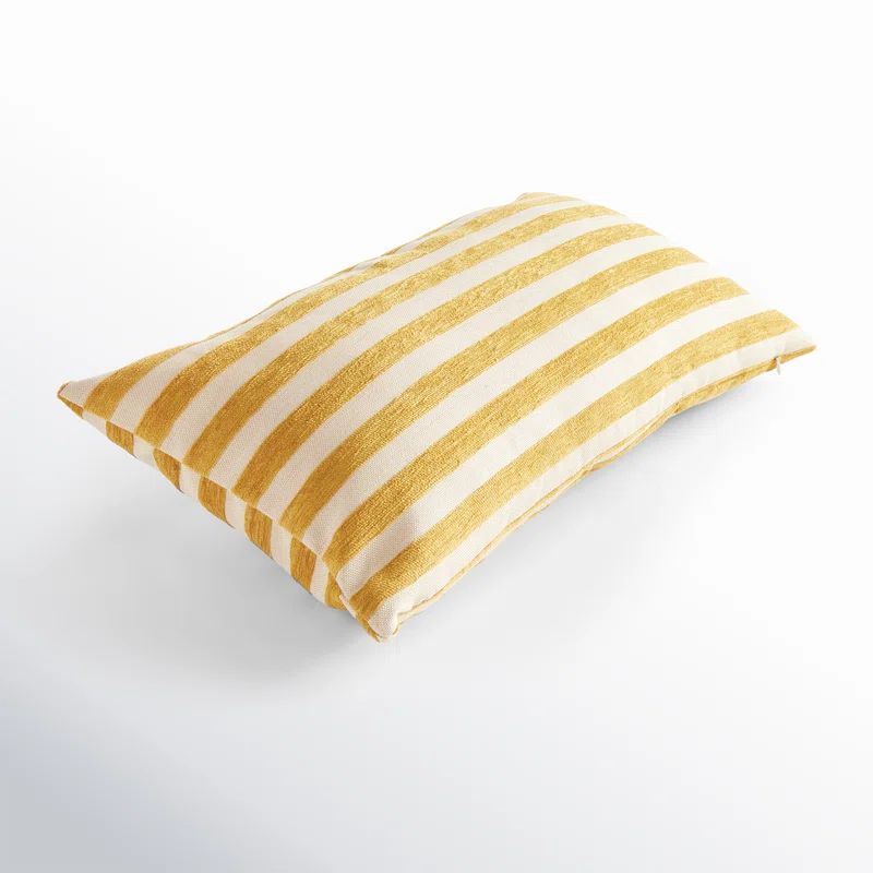 Geriene Striped Indoor/Outdoor Throw Pillow | Wayfair North America