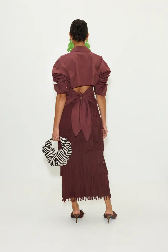 Za Za Knit Fringe Skirt | Nordstrom