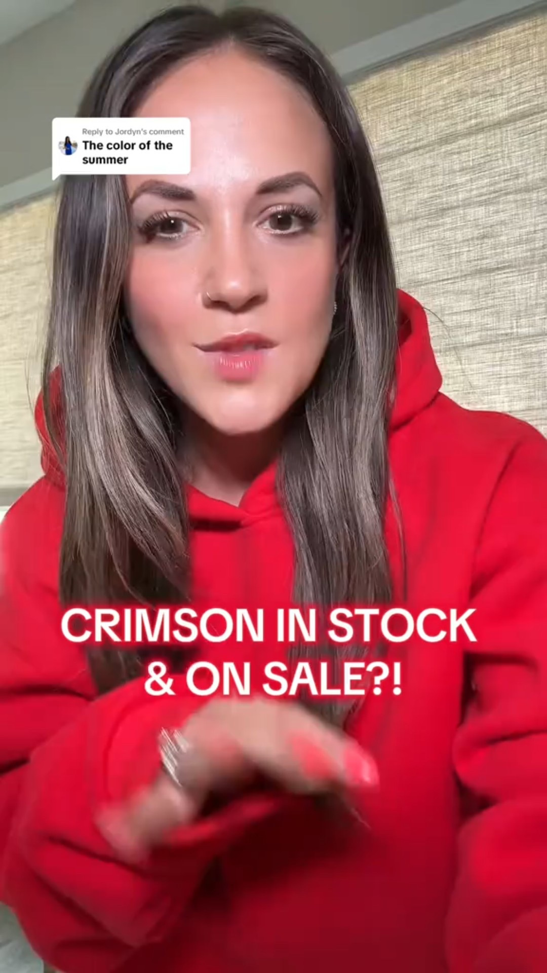 Comfrt’s viral color crimson is in stock and on sale!

#LTKSeasonal #LTKSaleAlert #LTKStyleTip