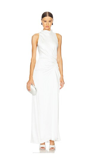 Inez Gown in Pearl | Revolve Clothing (Global)