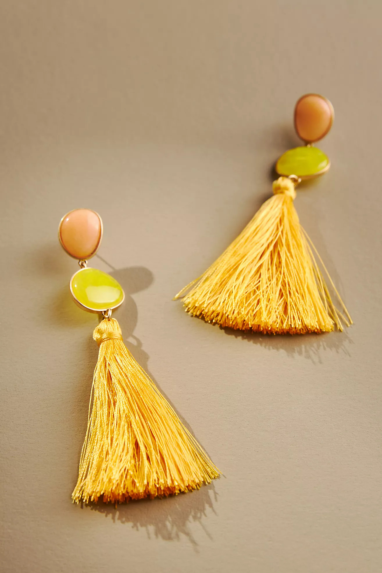 Raffia Tassel Earrings | Anthropologie (US)