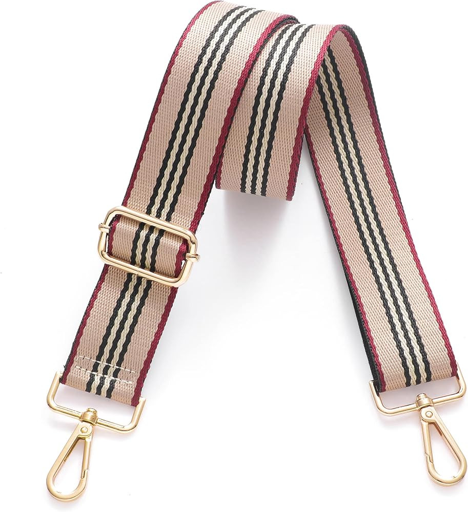 S-Jacorry Purse Strap Replacement Crossbody Wide Shoulder Strap Adjustable Canvas Straps Handbag ... | Amazon (US)