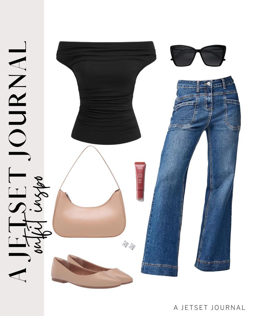 I heard this tinted lip serum is trending right now. It’s a nice addition to your makeup for this outfit that includes a black polka-dot boatneck top and high-waisted jeans. It has such a cozy yet chic vibe!


#LTKSeasonal #LTKSaleAlert #LTKTravel 

 