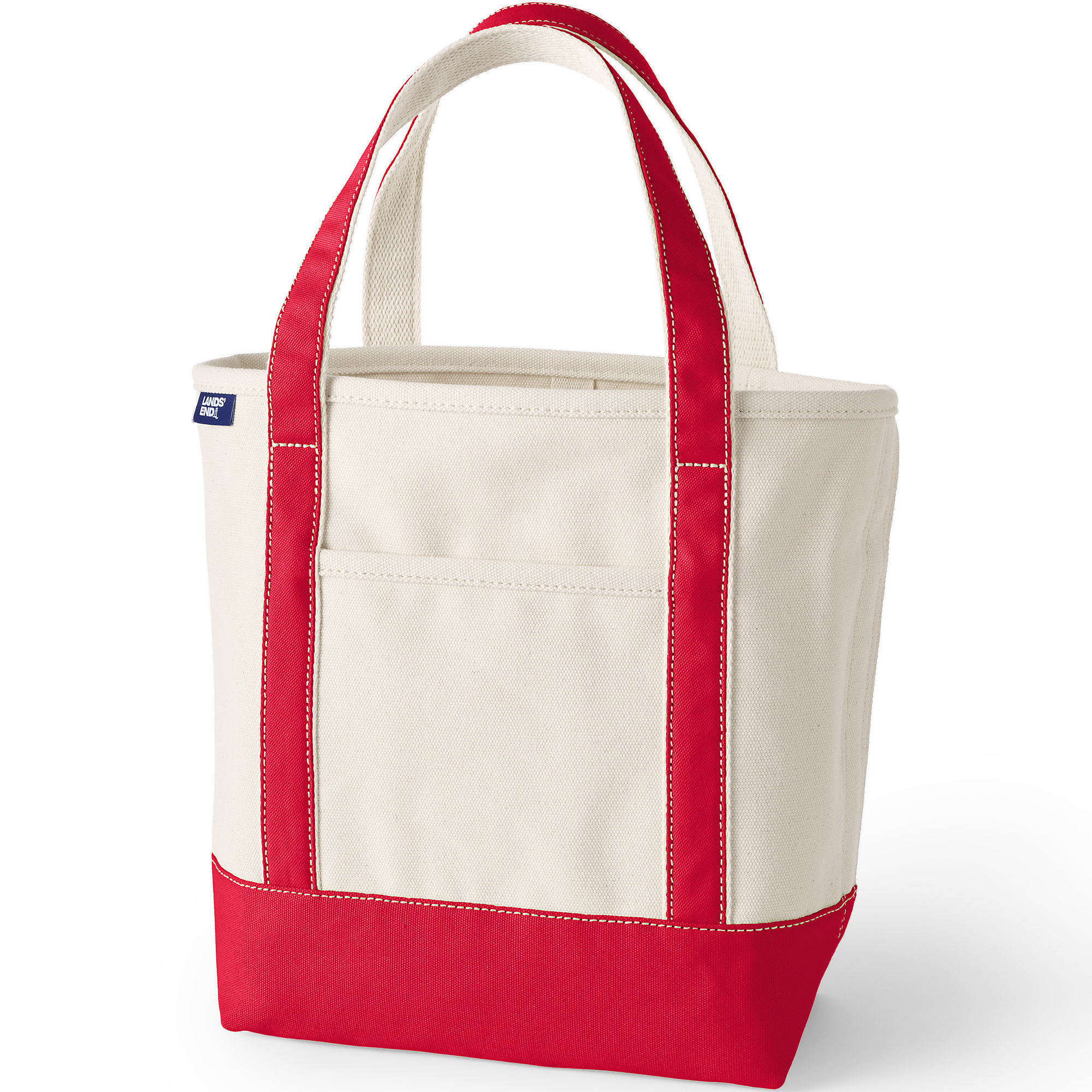 Medium 5 Pocket Open Top Canvas Tote Bag | Lands' End (US)