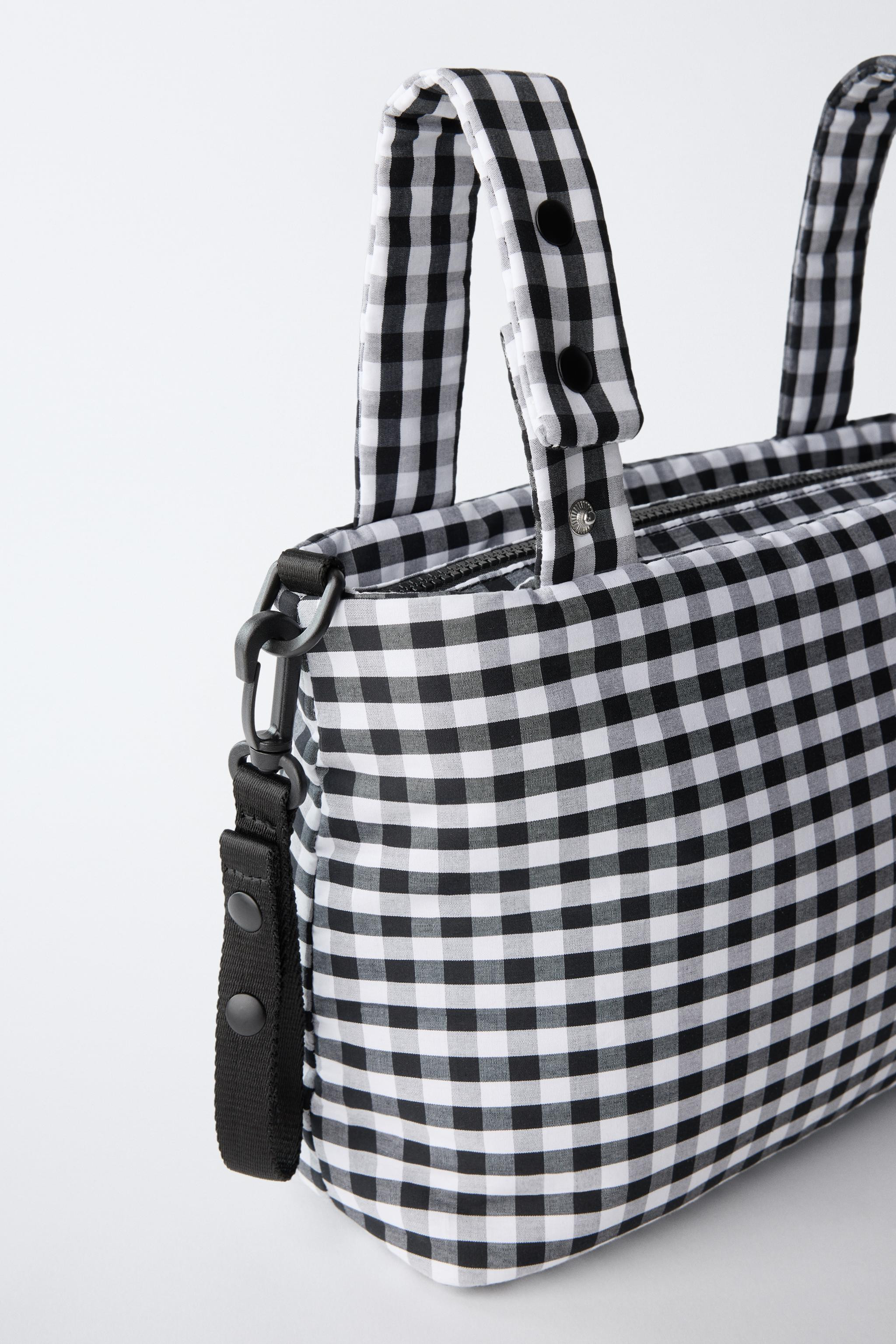 PLAID MATERNITY STROLLER BAG | Zara US