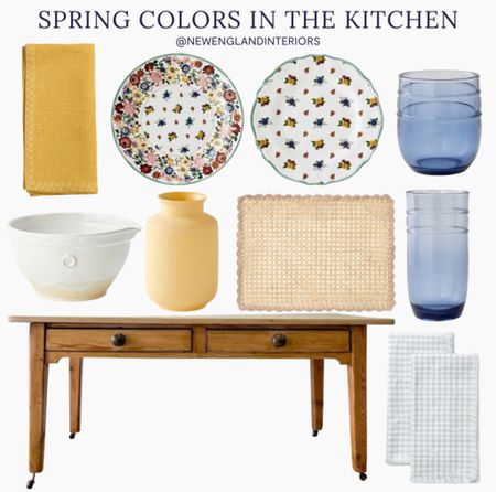 New England Interiors • Spring Colors In The Kitchen • Table, Glassware, Dishes, Bowl, Vase, Linens, Placemat. 💙🌼

TO SHOP: Click the link in bio or copy and paste the link in web browser 

#newengland #floral #spring #kitchen #kitcheninspo #farmhouse #antique



#LTKSeasonal #LTKFind #LTKhome