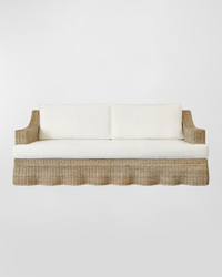 Click for more info about Daphne Rattan Sofa, 85"
