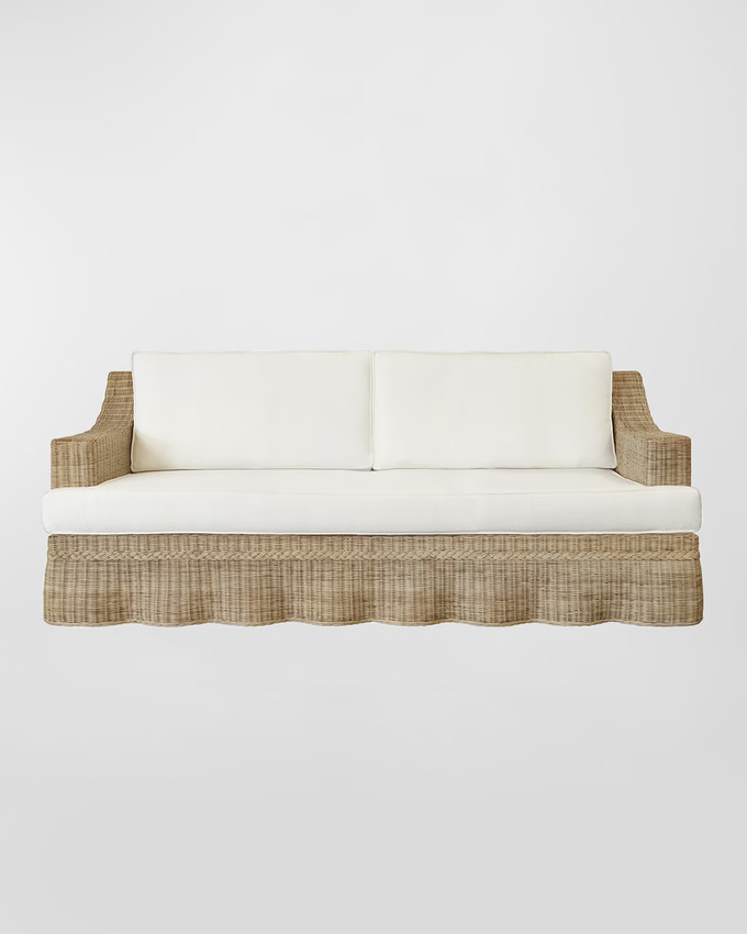 Click for more info about Daphne Rattan Sofa, 85"