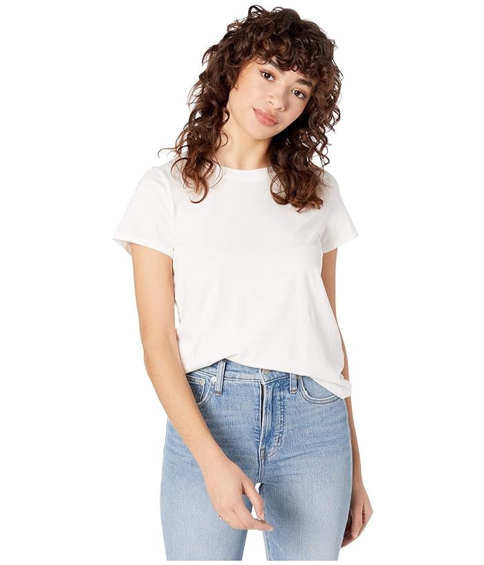 Madewell Northside Vintage Tee (White Wash) Women's Clothing | Zappos