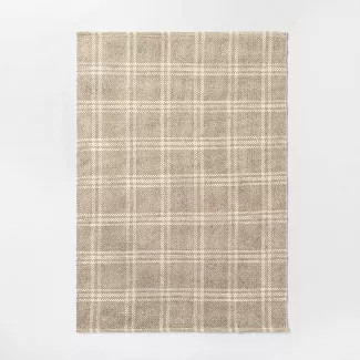 Cottonwood Plaid Wool/Cotton Area Rug - Threshold™ designed with Studio McGee | Target