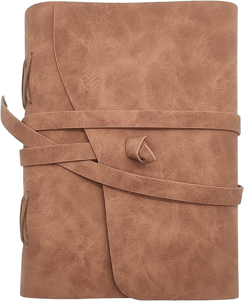 Selene & Gaia SELENE & GAIA Vintage Brown Journal VEGAN Faux Leather Lined Pages Antique Style Le... | Amazon (US)