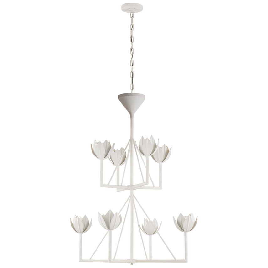 Alberto Medium Two Tier Chandelier | Visual Comfort