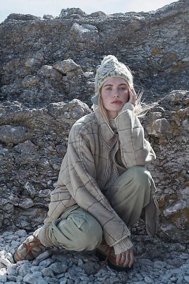 Dolman Quilted Knit Jacket | Free People (Global - UK&FR Excluded)